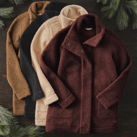 Natural Reflections Tan Sherpa Jacket - Picture 3 of 4